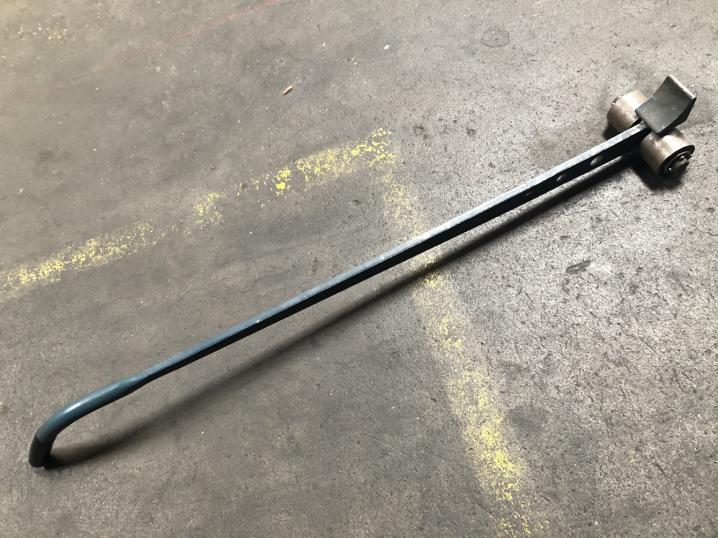  Kuhfuß mit Rollen